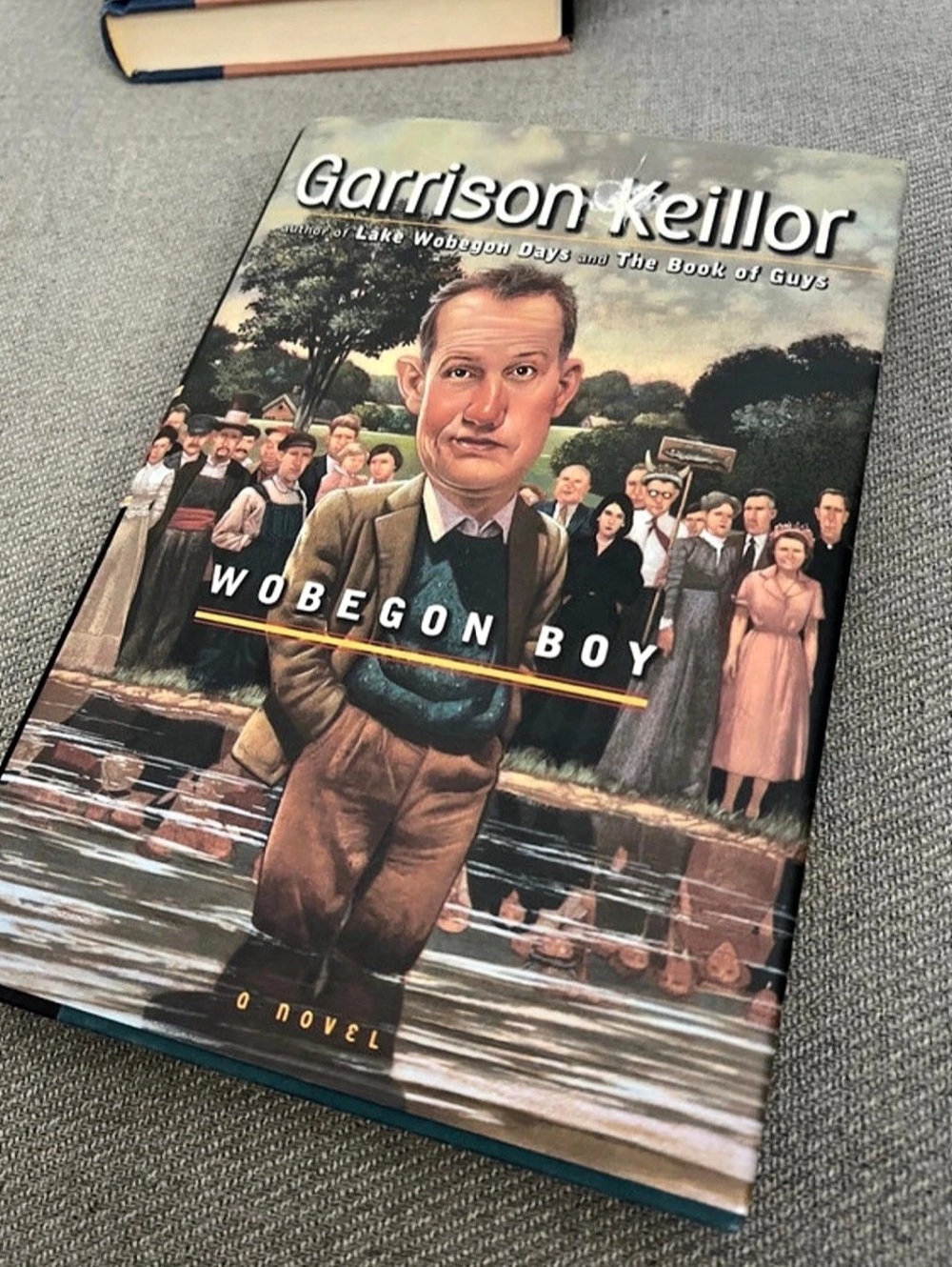 Wobegon Boy Hardcover Novel by Garrison Keillor (1997 First Edition)